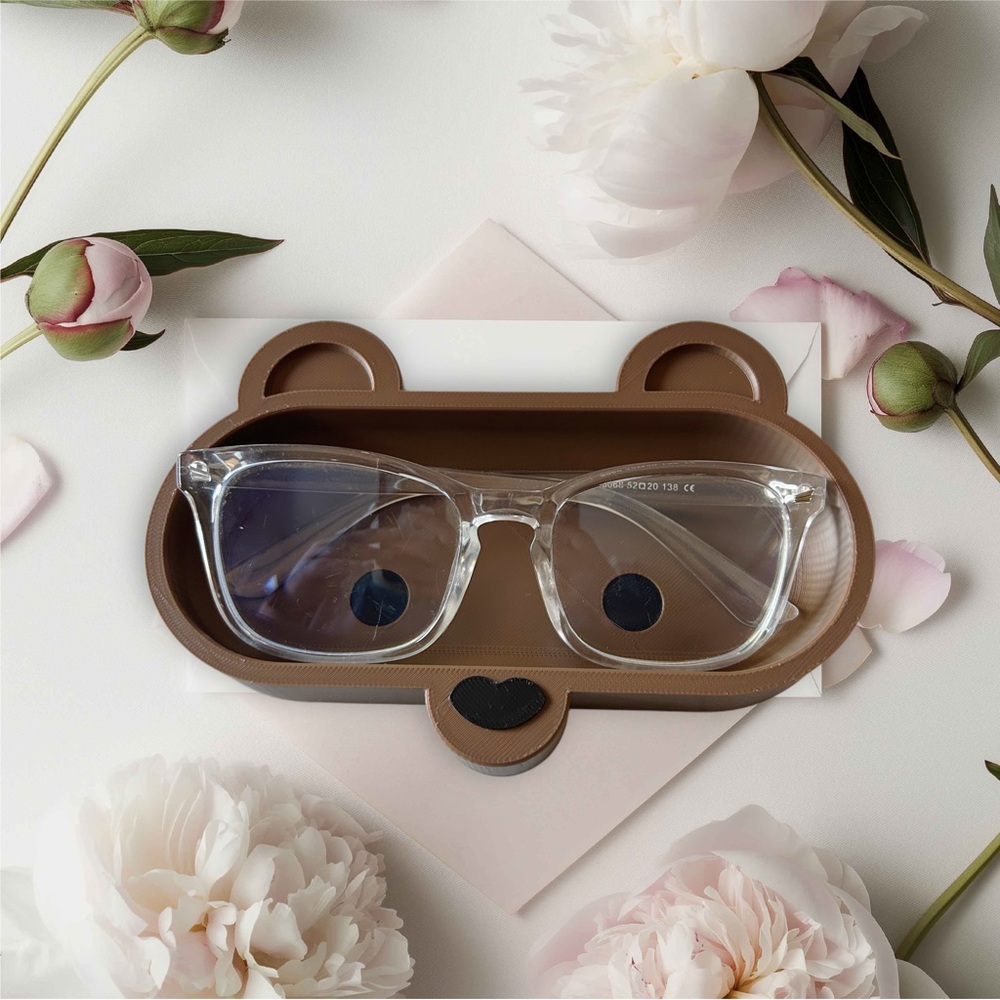 3D printed cute bear 🐻 glasses holder
